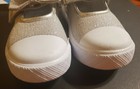 Gerber Girl s Shoes Sz 6 Silver Glitter Bows Sneaker Fastener Brand New