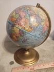 Vintage Cram s Universal No  90 Terrestrial World Globe 9  Made In Usa Classroom