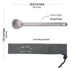 Titanium Spork   Waterproof Folding Seat Pad    camping  Hiking  Outdoor Gear