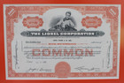 Lionel 1959 Stock Certificate Professionally Framed Great For Train Room 