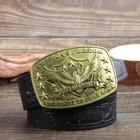 America Second Amendment Belt Buckle 2a  2nd  Freedom  Guns Antique Gold Tone
