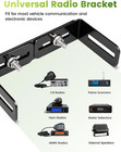 Cb Radio Mount Bracket With Knobs Universal Mount For Cb Radios- Adajustable 6 