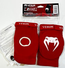 Venum Kontact Pro Thai Elbow Pads  Medium Red white New In Package  Ships Fast 