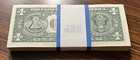 Full Pack Of 100 Consecutive One Dollar Bills  1 Series 2001 Uncirculated  75685