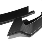 Front Bumper Spoiler Lip For 2021-2025 Tesla Model S Carbon Look