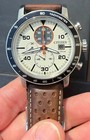 Citizen Ca0649-06x Brycen Brown Leather Band Eco-drive Men s Chronograph Watch
