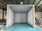 Air Tight Pvc Portable Inflatable Golf Simulator Enclosure With Screen   Pump