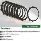 Clutch Friction Steel Plates   Gasket Kit For Yamaha R1 Yzf-r1 Yzfr1 1999-2003