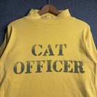 Vintage Us Navy Yellow Flight Deck Crewman   s Large 1980s