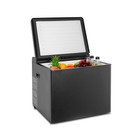 Smad 3 Way Fridge  Gas 12v 110v 1 4 Cu ft For Camping  Motorhome  Truck - Black