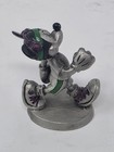 Disney Mickey Mouse Rollerblading Figurine Hudson Fine Pewter 7342 Vintage