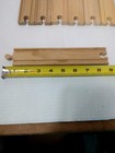 Brio  Thomas  melissa And Doug Wooden Railway Strait Tracks Lot -17 Pieces 