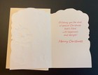 Christmas Card For Special Girl Rabbit Bluebirds Gallant New With Envelope