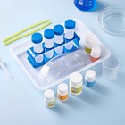 10 Pack Plastic Art Activity Trays For Crafts Painting Beads White