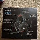 Logitech G230 Stereo Gaming Headset Black red 3 5mm Jack Volume Control Mic