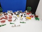Large Lot Vintage Marx   More Plastic Farm Animals   Farmers Hong Kong Small