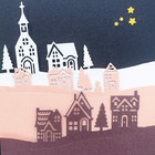 Christmas Village House Cutting Dies Set  Tree Star Cloud City Die Cuts For Card