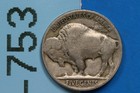 1920 5c Indian Head Buffalo Nickel Early Us Type Coin Raw-753