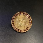 Vtg Redwood National Parks Hat Lapel Pin Travel Souvenir