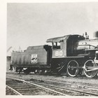 Western Pacific Railroad Engine Locomotive No  80 Antique Photo