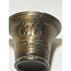 Vintage 1976 Bicentennial Pharmacy Brass Mortar And Pestle Coricidin Rx Set