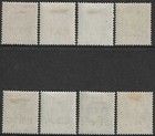 British Occupation Italian Colonies 1943 Part Set 8 Of 9 Sg S1-8 Mh Kgvi Somalia