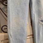 Vtg Levis 512 Kids 8 Slim Fit Jeans Light Wash Orange Tab Usa Made Distressed