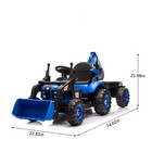 24v Kid Ride-on Electric Excavator Tractor Bulldozer Truck Parents Remote Music