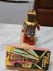 Space Robot Key-wind Tin Toy Retro Collectible