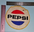 Vintage Pepsi Employee Embroidered Uniform Logo Patch 6 1 2 Inches