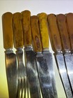 Beautiful Vintage Bakelite Flatware  40 Piece