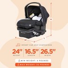 Baby Trend Ez-lift Plus Lightweight Infant Car Seat W  Cozy Cover  Modern Khaki
