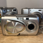 Digital Camera Lot Of 7 Assorted Brands  Olympus Stylus  Fujifilm  Nikon  Canon