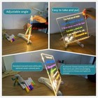 Led Note Board With Colors Acrylic Dry Erase Board With Light Diy Drawing Board