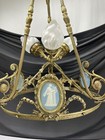 Rewired Antique French Bronze Chandelier Wedgwood Neoclassical Deco Victorian