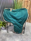 Bmb Large Padded Western Saddle Carrier Case Bag   Hunter Green   Gold 