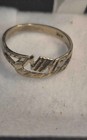 Vintage Swoosh Nike Ring 10 Kart Gold Small For A Kid 1 Gram