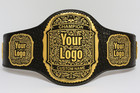 Customized Championship Belt Zinc 4mm - Black