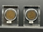 Danbury Mint 1888   1889 Indian Head Pennies Crystal Collection Encased