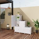 Cube Storage Organizer  6-cube Shelves Unit With Doors  Diy Stackable White