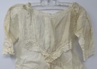 Vintage Girls Toddler Large Doll Off White Dress Gown With Lace Trim 19 
