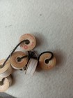 American Thread Co Bobbins Lot Of Six Vintage Star 12 Paper Wound White Style G