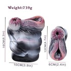 Monster Masturbator Soft Silicone Stroker Sex Toy For Men Vaginal Anal Pussy