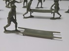 Vintage 1963 Louis Marx Co  Plastic Toy Soldiers  lot Of 15 Pieces  2  Tall 