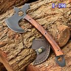 Handmade Tomahawk Throwing Spike Hatchet Axe Tactical Survivalcamping Full Tang