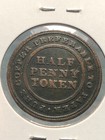 Nova Scotia Canada Half Penny Trade And Navigation Token 1813 Ns-21a1 Br  965 