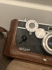 Argus C3 Black Vintage Rangefinder Camera With Brown Leather Case