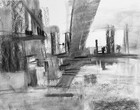 Chicago No 1 14x11 Original Charcoal Drawing Home Interior Art On Paper
