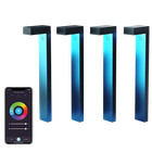 4-pack  Atomi Smart Wi-fi Platea Outdoor Pathway Lights