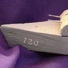 Vintage Handmade Uss Collett Dd-730 Wooden Destroyer Folk Art Model 11 5 